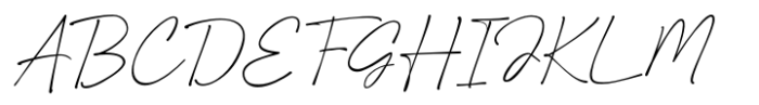 Asifa Signature Font UPPERCASE