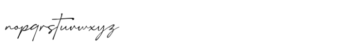 Asifa Signature Font LOWERCASE