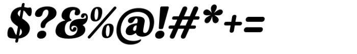 Asikue Bold Oblique Font OTHER CHARS