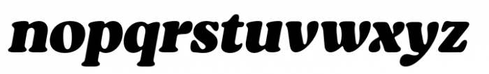 Asikue Extra Bold Oblique Font LOWERCASE