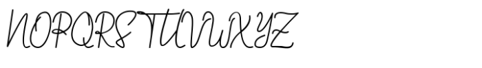 Asittany Script Font UPPERCASE