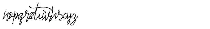 Asittany Script Font LOWERCASE