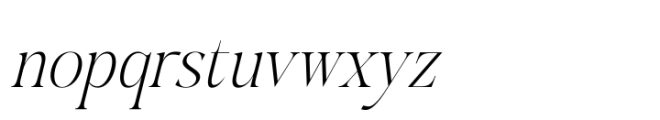 Aska Italic Font LOWERCASE