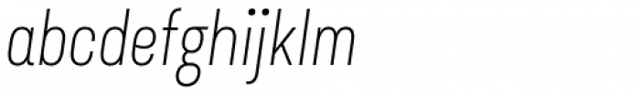 Asket Condensed Thin Italic Font LOWERCASE