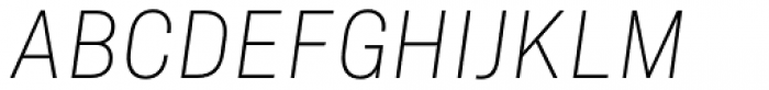 Asket Narrow Thin Italic Font UPPERCASE