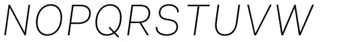 Asket Thin Italic Font UPPERCASE