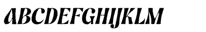 Askey Rough Italic Font UPPERCASE