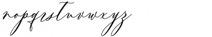 Asley Bethany Medium Font LOWERCASE