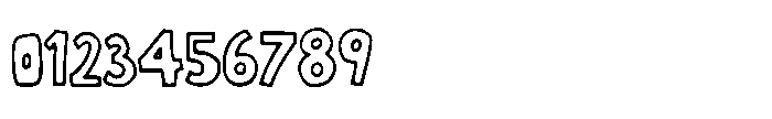 Asli Kocak Outline Font OTHER CHARS