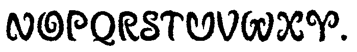 Asmatribe Rough Regular Font LOWERCASE