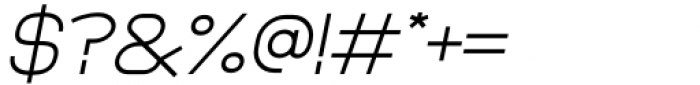 Asparocus Thin Italic Font OTHER CHARS
