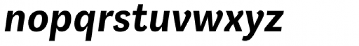 Aspen Bold Italic Font LOWERCASE