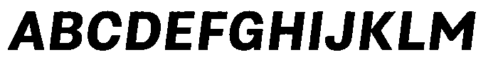 Asperia Drift Lite Bold Italic Font UPPERCASE