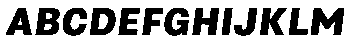 Asperia Drift Lite Extra Bold Italic Font UPPERCASE