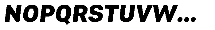 Asperia Drift Lite Extra Bold Italic Font UPPERCASE