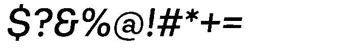 Asperia Drift Lite Medium Italic Font OTHER CHARS