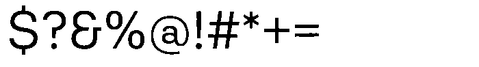 Asperia Drift Lite Regular Font OTHER CHARS