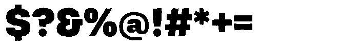 Asperia Drift Max Black Font OTHER CHARS