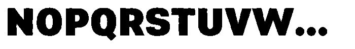 Asperia Drift Max Black Font UPPERCASE