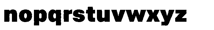 Asperia Drift Max Black Font LOWERCASE