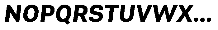 Asperia Drift Max Bold Italic Font UPPERCASE