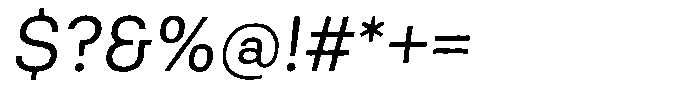 Asperia Drift Max Italic Font OTHER CHARS