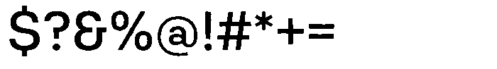 Asperia Drift Max Medium Font OTHER CHARS