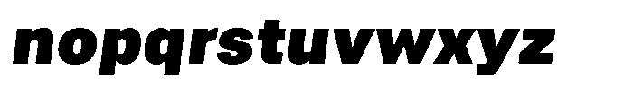 Asperia Drift Prime Black Italic Font LOWERCASE