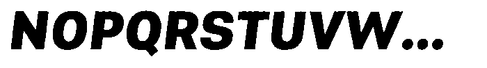 Asperia Drift Prime Extra Bold Italic Font UPPERCASE