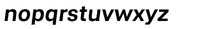 Asperia Drift Prime Semi Bold Italic Font LOWERCASE