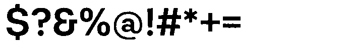 Asperia Drift Prime Semi Bold Font OTHER CHARS
