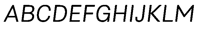 Asperia Italic Font UPPERCASE