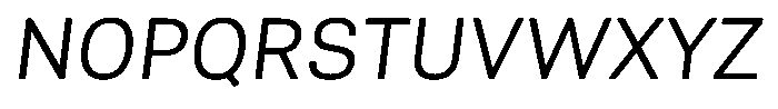 Asperia Italic Font UPPERCASE