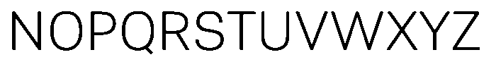 Asperia Light Font UPPERCASE