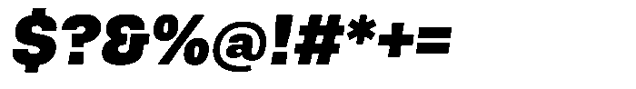Asperia Maestro Black Italic Font OTHER CHARS
