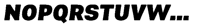 Asperia Maestro Black Italic Font UPPERCASE