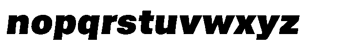 Asperia Maestro Black Italic Font LOWERCASE