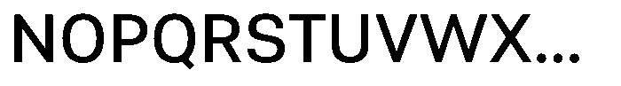 Asperia Medium Font UPPERCASE