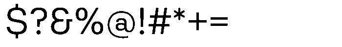 Asperia Regular Font OTHER CHARS