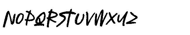 Asphalt Grunge Italic Font UPPERCASE