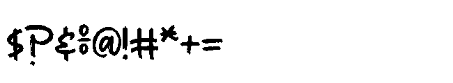 Asphalt Grunge Regular Font OTHER CHARS