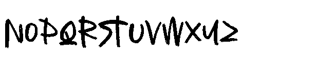 Asphalt Grunge Regular Font UPPERCASE