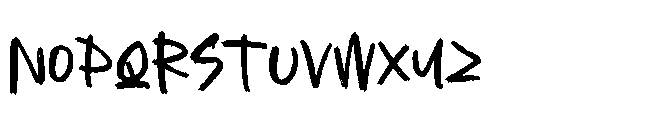 Asphalt Grunge Regular Font LOWERCASE