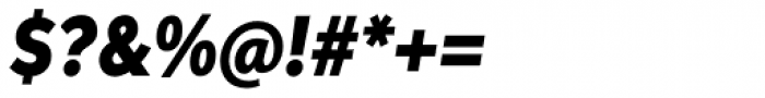 Aspira XNar Black Italic Font OTHER CHARS