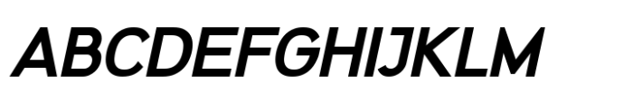 Aspirant Grotesk Bold Italic Font UPPERCASE
