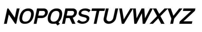 Aspirant Grotesk Bold Italic Font UPPERCASE
