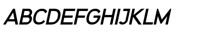 Aspirant Grotesk Medium Italic Font UPPERCASE