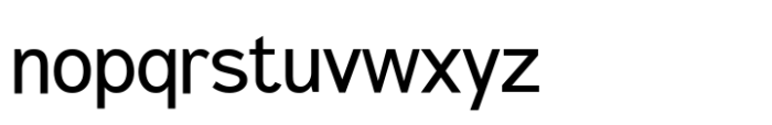 Aspirant Grotesk Regular Font LOWERCASE
