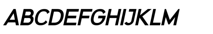 Aspirant Grotesk Semi Bold Italic Font UPPERCASE