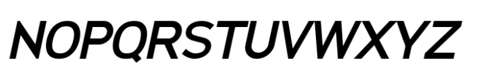 Aspirant Grotesk Semi Bold Italic Font UPPERCASE